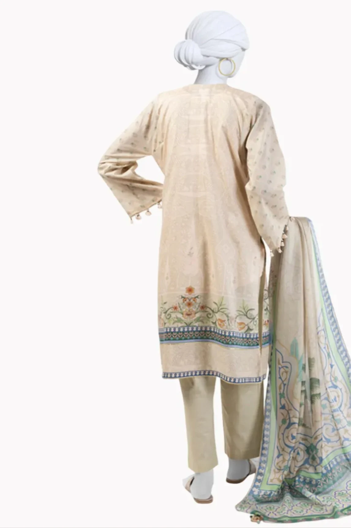 3 pc Embroidered Lawn - Image 2