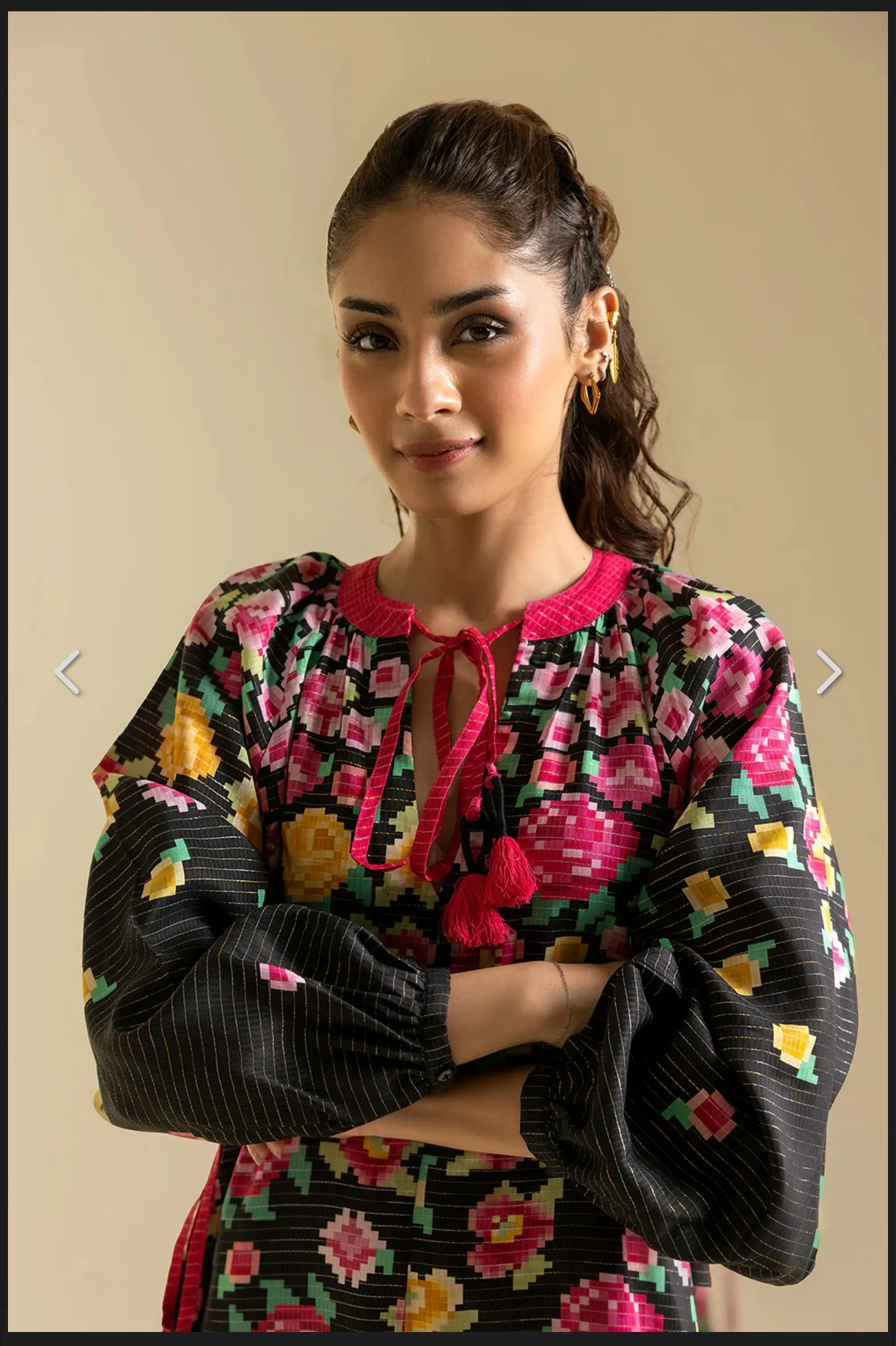 Zari silk COORD Set 2pc - Image 4