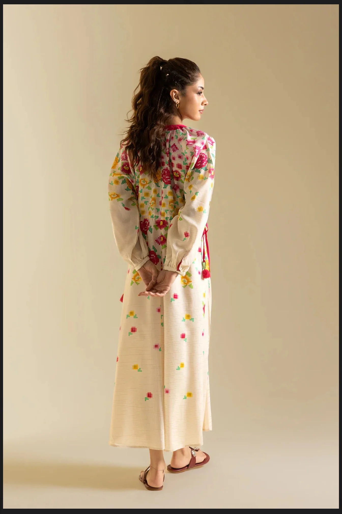 Zari silk COORD set 2 pcs - Image 2