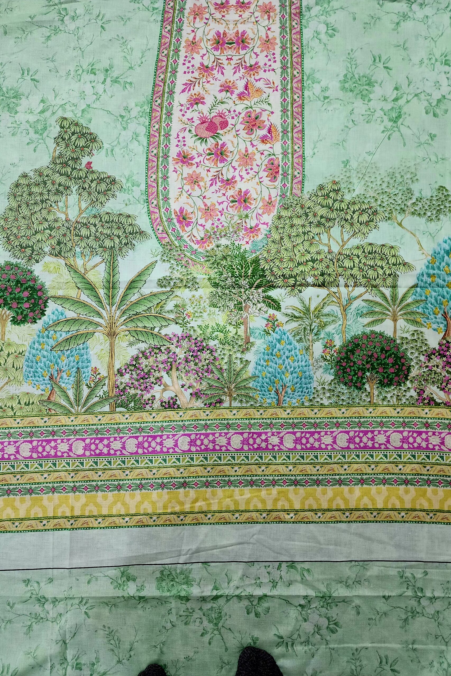 1 pc Lawn printed shirt - Image 2