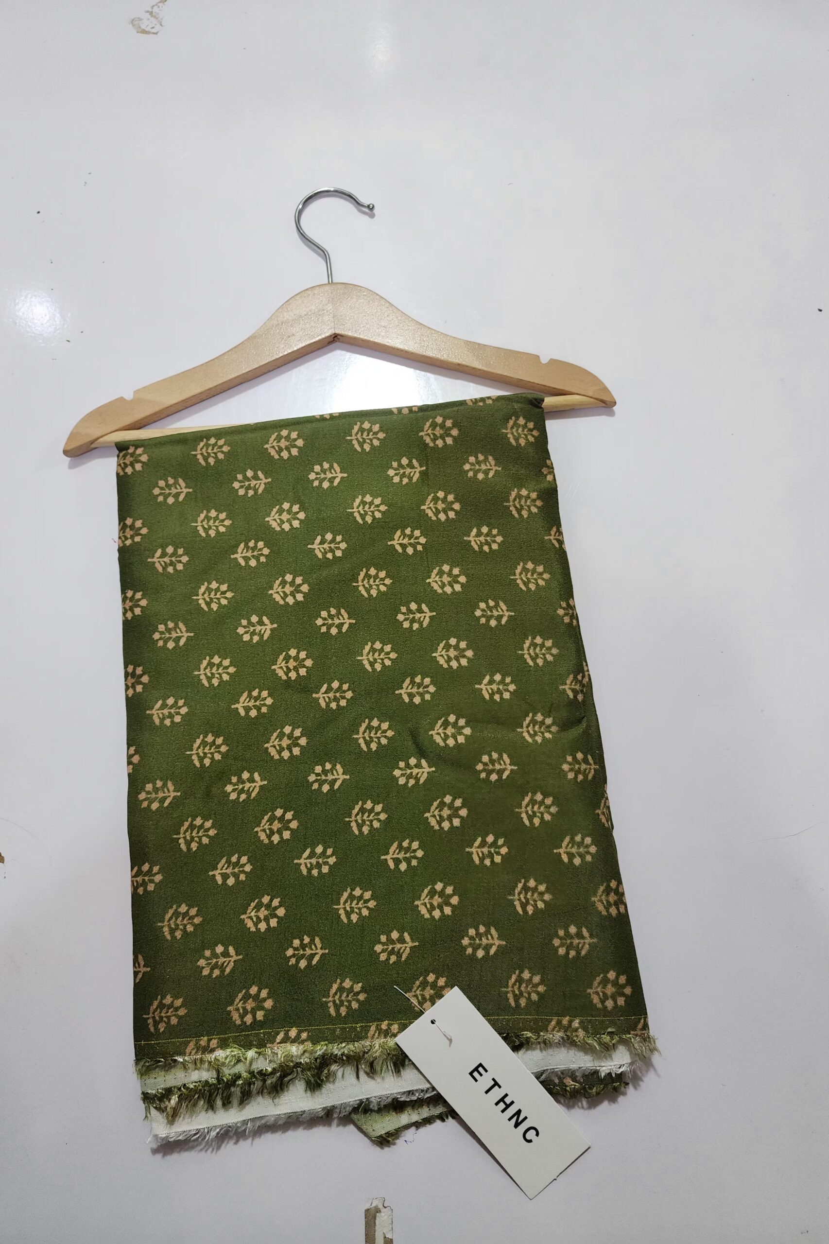 2 pc printed raw silk