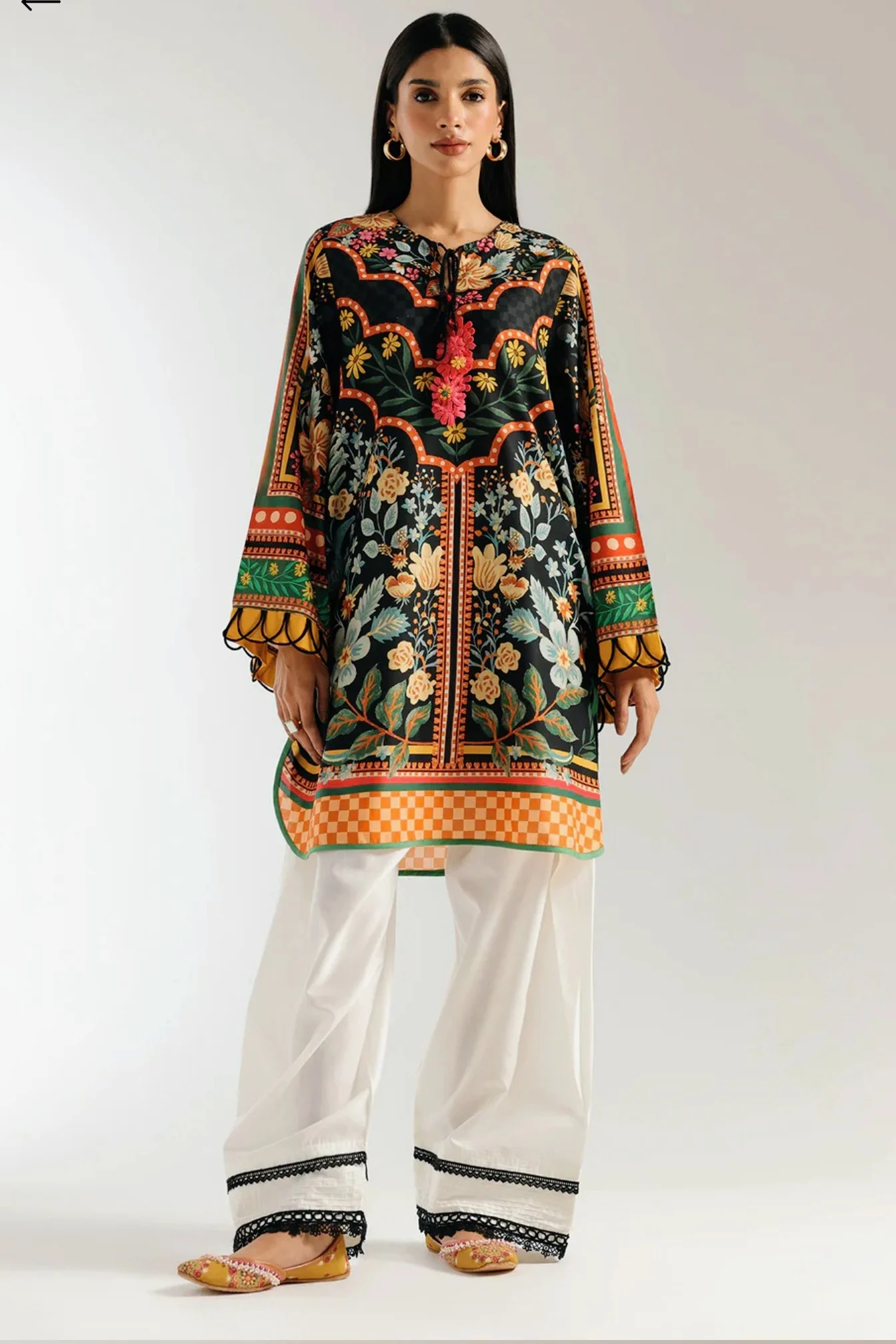 1 pc Lawn printed shirt