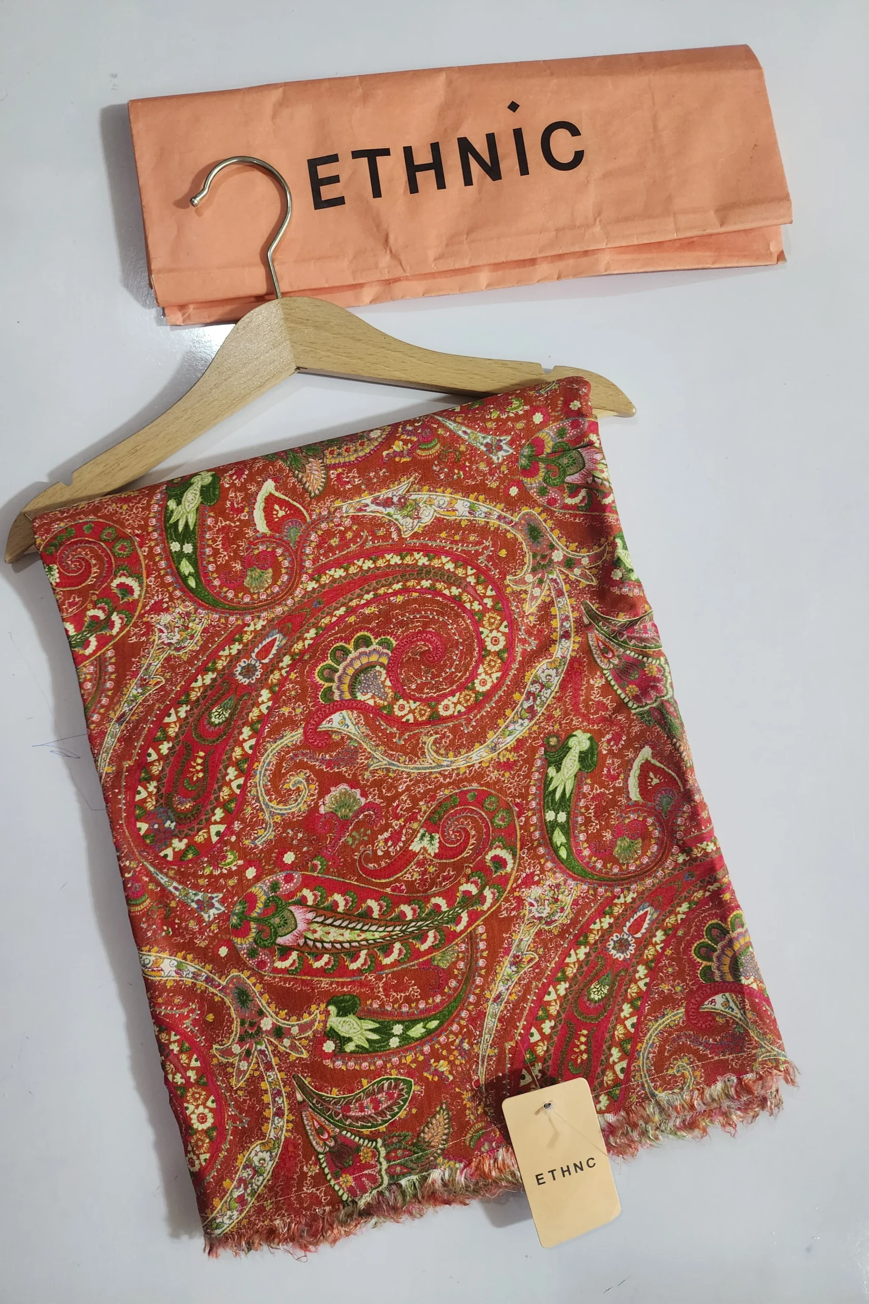 2 pc raw silk printed