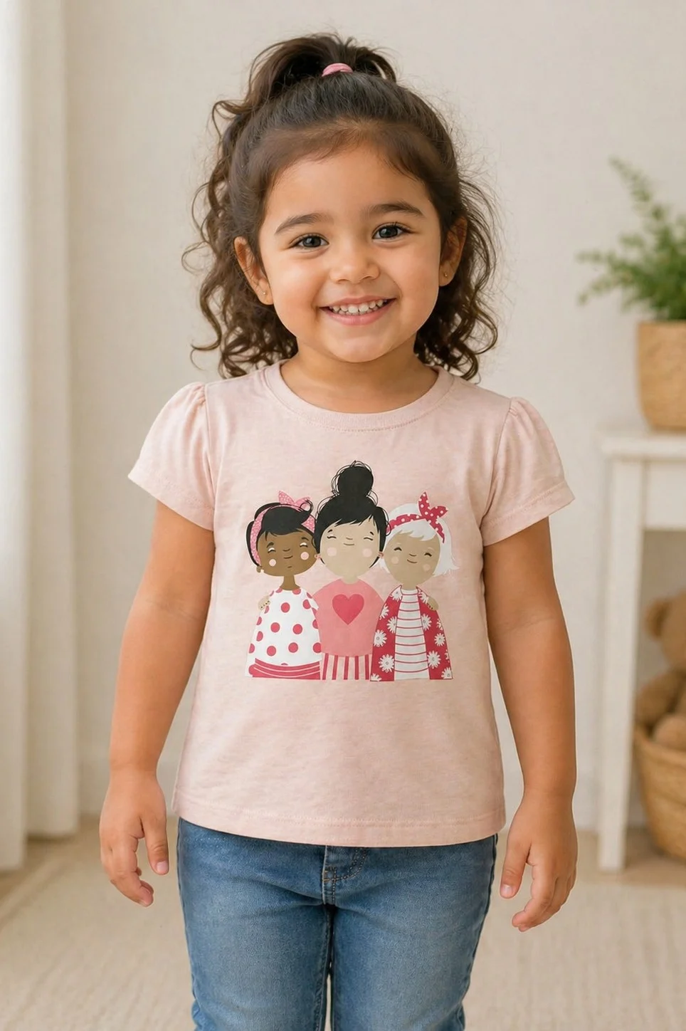 Girls pinky tee