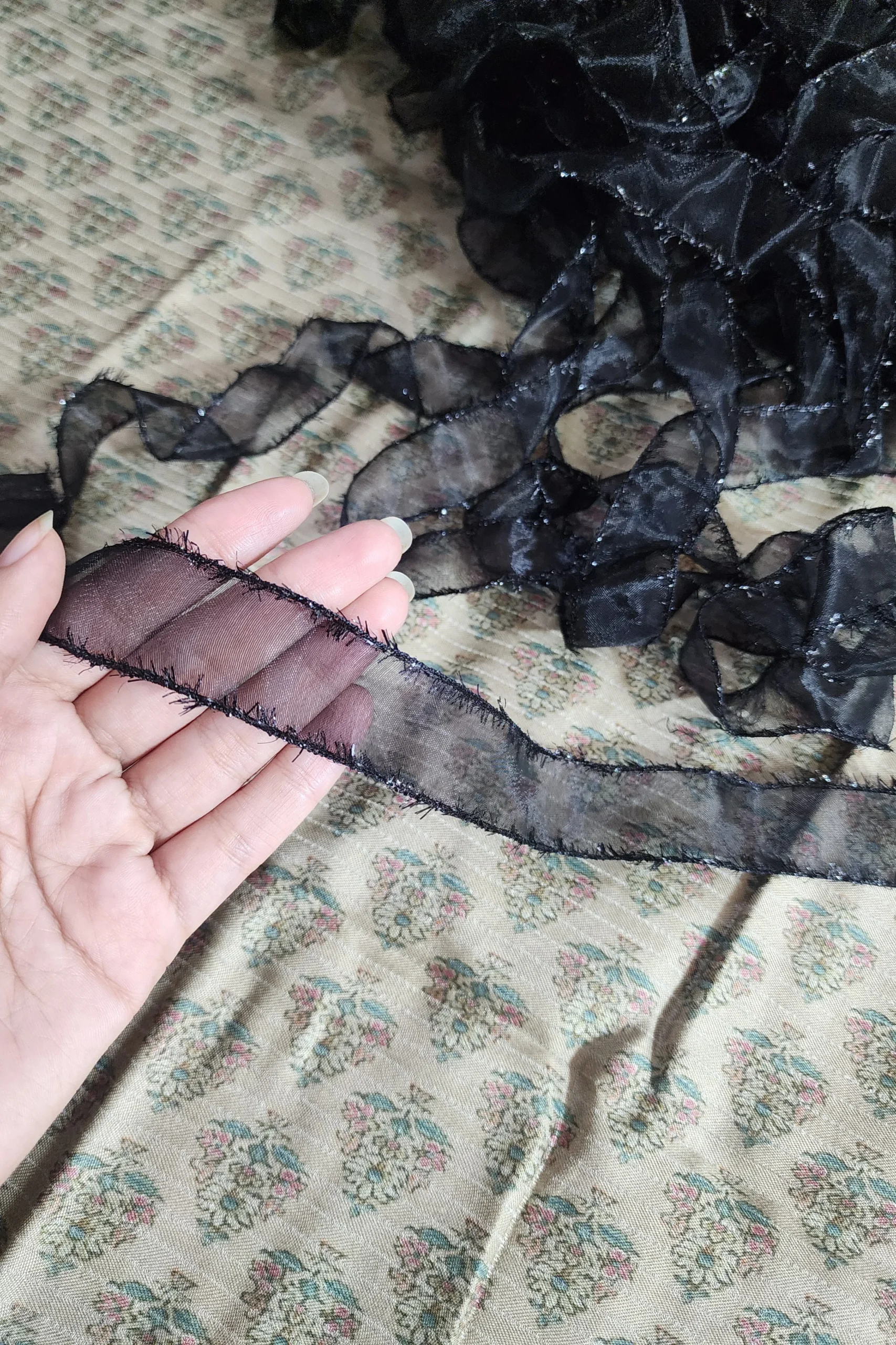 Organza lace ( per yard)
